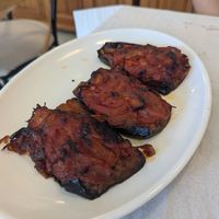 Stuffed eggplant at Arti'Zanave in Shkoder