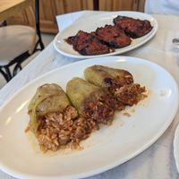 Stuffed peppers (rice) at Arti'Zanave in Shkoder