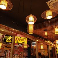 Awesome decor at Takumi Sapporo Ramen Kitchen in Barcelona