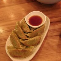 Veggie gyoza 🥟 at Takumi Sapporo Ramen Kitchen in Barcelona