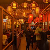 Inside of Sapporo Ramen at Takumi Sapporo Ramen Kitchen in Barcelona