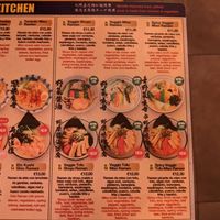 Menu - Vegan Ramen at Takumi Sapporo Ramen Kitchen in Barcelona