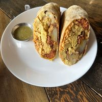 Breakfast burrito  at Scratch Breakfast in Vancouver