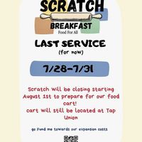 Important Update!  at Scratch Breakfast in Vancouver