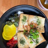 Pan seared tofu w/Japanese curry  at Rice Alley in Gainesville