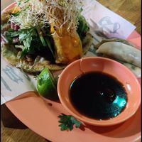 Shanghai taco at Restaurant Lie Mi Kallio in Helsinki