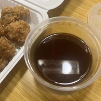 Orange sauce - more like sweet and sour   at Bo Tree Plant-Based Cuisine in Unionville