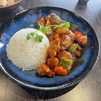 Sweet & sour pork  at Bo Tree Plant-Based Cuisine in Unionville