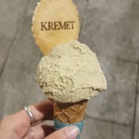 Pistachio at Kremet Gelateria in Cagliari