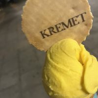  at Kremet Gelateria in Cagliari