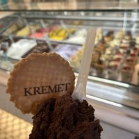   at Kremet Gelateria in Cagliari