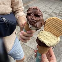   at Kremet Gelateria in Cagliari