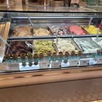 the vegan section at Kremet Gelateria in Cagliari