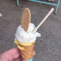 Maracuja & Mango + Lemon & Mint at Kremet Gelateria in Cagliari