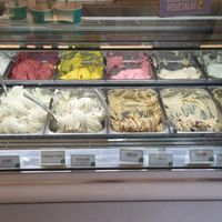 Vegan ice cream offer at Kremet Gelateria in Cagliari