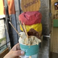   at Kremet Gelateria in Cagliari