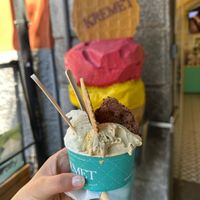   at Kremet Gelateria in Cagliari