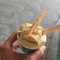 Pistachio at Kremet Gelateria in Cagliari
