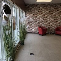 Chairs available for waiting   at Red Swan Pizza in Regina