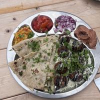 Falafel bowl  at Shiva Boom in Homer