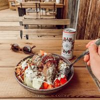 Veggi-Bowl - with a different sauce it would be vegan  at Face au Bowl in Crozon