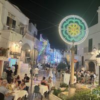 View from the restaurant's balcony  at Trattoria Piaceri e Tradizioni in Ceglie Messapica