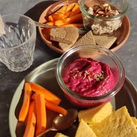 Entrantes. Patés vegetales #Veganuary at Ephéméride in Sare