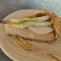 Postre. Cheesecake vegano #Veganuary at Ephéméride in Sare