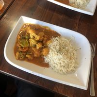 vegan vegetable curry  at Gopalam in Hamburg