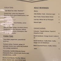 Menu pt.2 at Gravel & Grind in Frederick