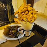 Cuoppo di verdure pastellate at VERT Pordenone in Pordenone