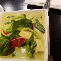 Green Curry with tofu. at VeStation Urban Organic Kitchen in Sherman Oaks