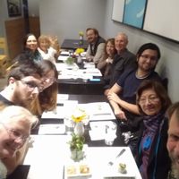 Holiday gathering of just a few in our family, thanks to Stuart. Might have been tough if the other 18 of us could have made it. at VeStation Urban Organic Kitchen in Sherman Oaks