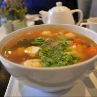 Lemongrass Soup at VeStation Urban Organic Kitchen in Sherman Oaks