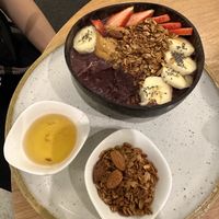 Açaí bowl  at Bloom Cafe in Lima