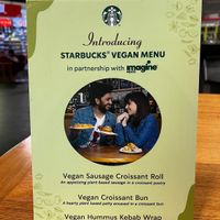 Starbucks vegan menu offerings   at BLR - Starbucks  in Karnataka
