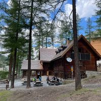 The Chamanna Cluozza Hut at Chamanna Cluozza in Zernez