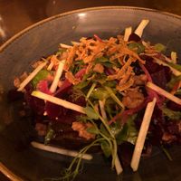 Goats cheese salad starter without the cheese 🤣  at The Oliver in Newry