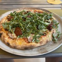 Pizza Vegana (ohne Oliven)  at Scartuccio in Lagos