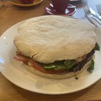 Vegan tofu sandwich 10 800  at Be Happy Café in Punta Arenas