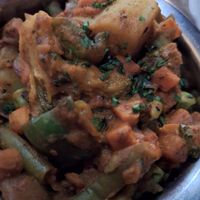 Mix vegetables at Happy Rajah in Tamarin