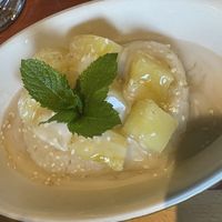 Pineapple Island dessert 😋  at Golden Buddha Thai in Fishkill
