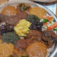 Mixed plate at Vegan Africa in Gouda
