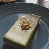 Matcha cake (not vegan) at Yukihana Cafe - ゆきはな in Ninohe