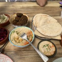   at Falafels Vegetarian Kitchen in Mermaid Waters