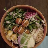 Falafel bowl at MEX bar & taqueria in Bad Gastein