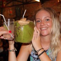 Giant coconuts  at Minh Hien in Hoi An