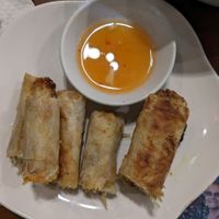 Spring rolls at Minh Hien in Hoi An