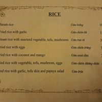 Rice Dishes at Minh Hien in Hoi An