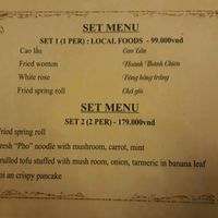 Sets 1 and 2 at Minh Hien in Hoi An